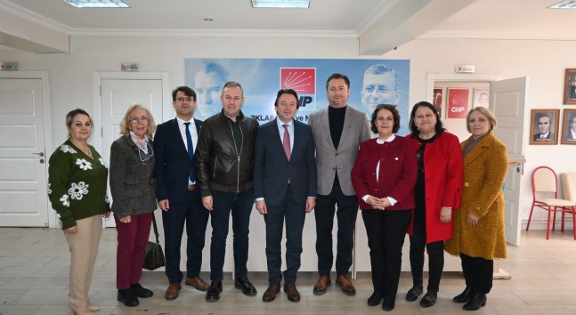 Kırklareli TSO Başkanları Ilık ile Özsan, CHP Kırklareli İl Başkanı Av. Bora Terzi’ye “Hayırlı Olsun” Ziyaretinde Bulundu