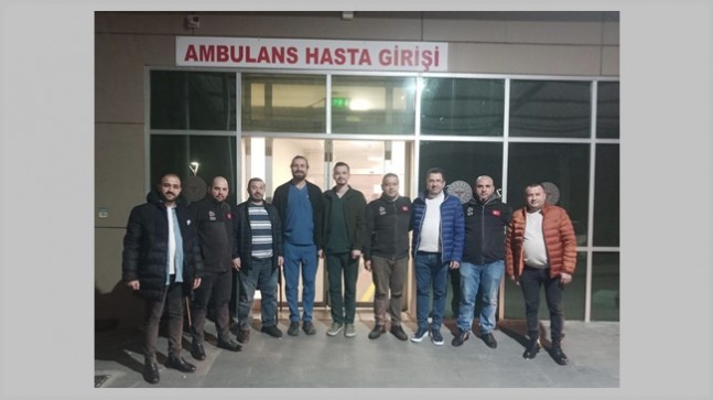 AK Parti Lüleburgaz İlçe Teşkilatı, yeni yıla emniyet güçleri ve sağlık çalışanlarıyla birlikte girdi