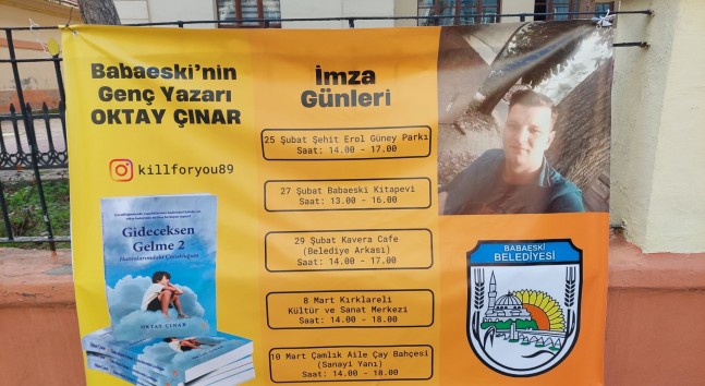 Genç Yazar Oktay Çınar, Okurlarıyla Buluşuyor!