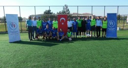 Veteran Futbol Takımı ile Daire Müdürleri Çim Sahada Buluştu