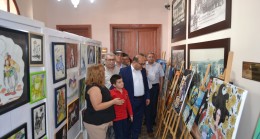 RESİM SERGİSİ GÖZ DOLDURDU