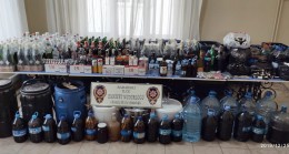 Emniyetten sahte ve kaçak içki operasyonu