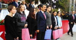DERECEYE GİRENLER ÖDÜLLERİNİ ALDI