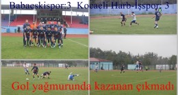 Gol yağmurunda kazanan çıkmadı