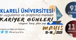 Kırklareli Üniversitesi 12.Kariyer Günlerini düzenleyecek