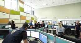 112 Acil Çağrı Merkezi personelinin bayramı kutlandı