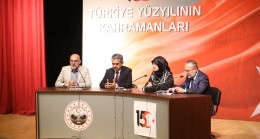 Türkiye Yüzyılının Kahramanları temalı söyleşi gerçekleştirildi