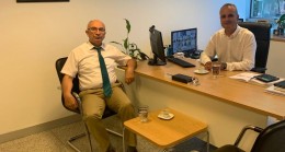 Kaymakam Yüce’den Müdür Yanılmaz’a ziyaret