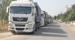 Babaeski’de çiftçiler uzun kuyruklar oluşturdu