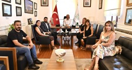 Genç gazetecilerden Başkan Uzunlar’a ziyaret