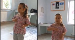 İstiklal Marşını işaret diliyle okudu
