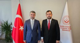 Dağtaş’tan Aile ve Sosyal Politikalar Bakan Yardımcısı Zafer Tarıkdaroğlu’na ziyaret