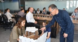 JAPON MİMARLIK EKİBİNDEN BÜYÜKŞEHİR BELEDİYESİNE ZİYARET