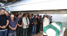 Şehit babasına son görev