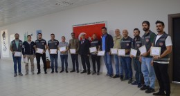 Kaymakam Yüce başarı belgelerini takdim etti