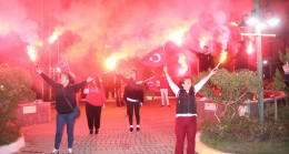 Babaeski Kartallarından meşale şov