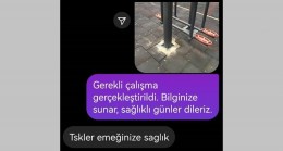 Gelen mesajlar ilgili birime aktarılıyor