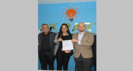 Fatma Çeken belediye başkan aday adaylığı başvurusunu yaptı