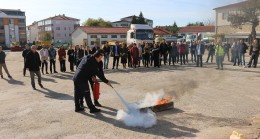 Tatbikat başarıyla gerçekleştirildi