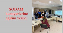 SODAM kursiyerlerine akılcı olarak ilaçların nasıl kullanılacağının eğitimi verildi