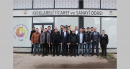 TOBB Kırklareli, Edirne ve Çanakkale Genç Girişimciler Kurulu, Kırklareli Ticaret ve Sanayi Odası’nı ziyaret etti