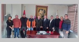 Yeni başkana hayırlı olsun ziyareti