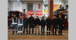 Yeni yılı görev başındaki personellerle kutladı
