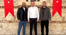 Kırklareli Ticaret ve Sanayi Odası Başkanı Soner Ilık, Cadde Emlak Sahipleri Niyazı Önce ile Nuri Üske’yi Ağırladı