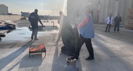 Babaeski İtfaiyesi’nden Kalender Tekstil Fabrikası’nda Yangın Eğitimi