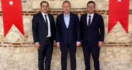 Denizbank Trakya Özel Yatırım Merkezi Şube Müdürü Barış Yaman, Kırklareli TSO Başkanı Soner Ilık’ı Ziyaret Etti