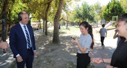 Başkan Derya Bulut, Millet Bahçesi’nde Çocuklar ve Gençlerle Buluştu