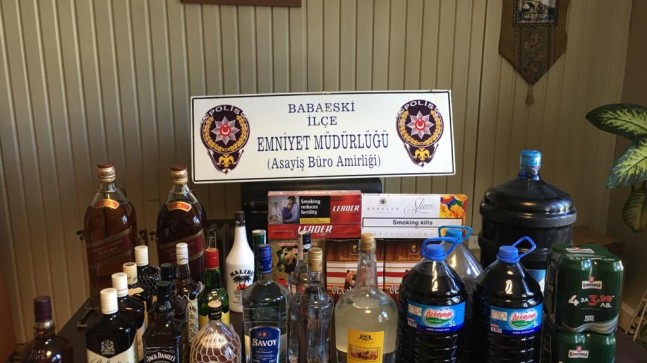 Emniyetten yılbaşı öncesi kaçak içki operasyonu
