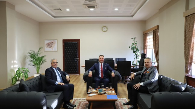 Minsolmaz ve Açıkel’den Rektör Şengörür’e ziyaret