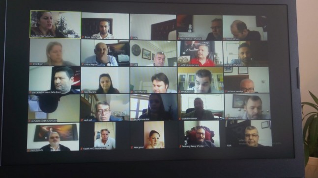 Okul müdürleriyle video konferans toplantı gerçekleştirildi