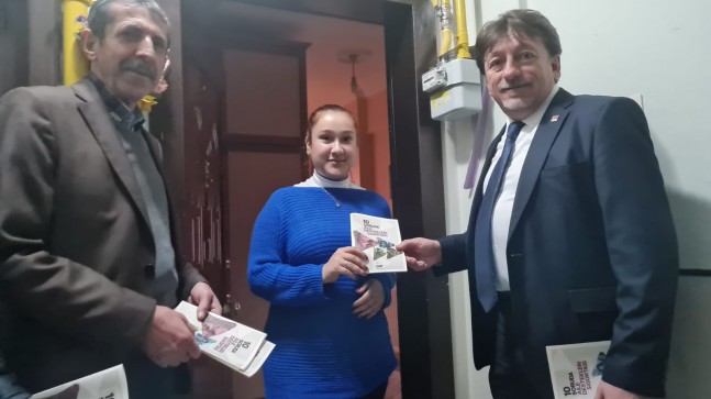 CHP KIRKLARELİ 6 BİNİN ÜZERİNDE HANEYE ZİYARET GERÇEKLEŞTİRDİ
