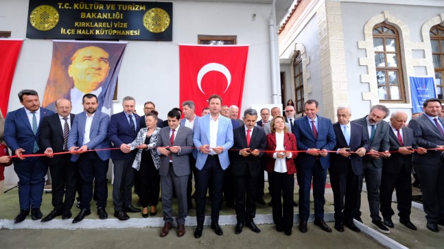 Vize’de yeni kütüphane açıldı