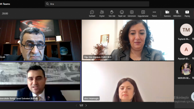 Etkinlik Kırklareli Üniversitesi’nin Youtube kanalında yayınlandı