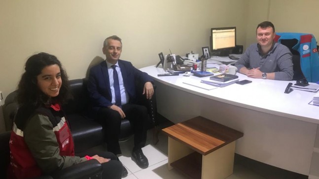 Müdür Şafak Memi’ye ziyaret