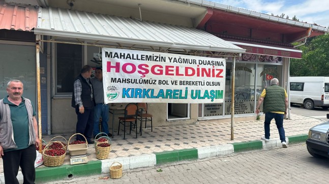 Karahıdır Mahallesi’nde yağmur duası yapıldı