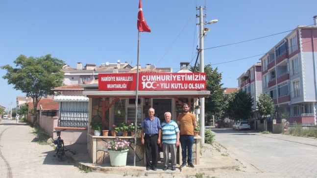Babaeski Hamidiye Mahallesi Muhtarı İbrahim Demir; ‘’Yaşasın Cumhuriyet’’