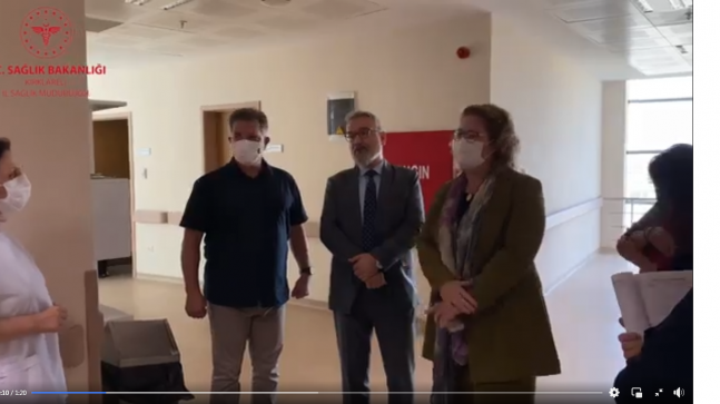 Babaeski Devlet Hastanesine bayram ziyareti