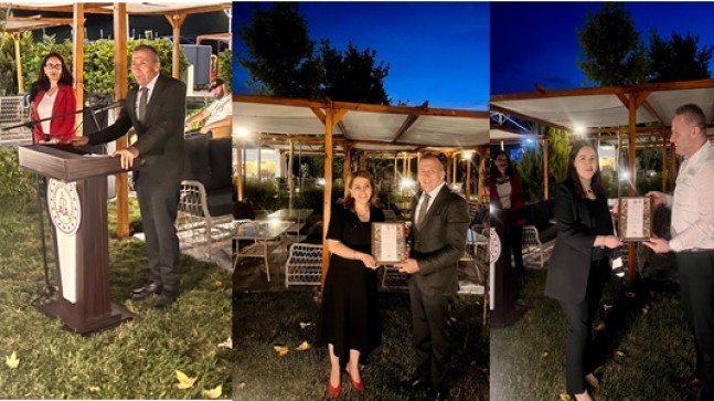 Veda yemeği düzenlendi