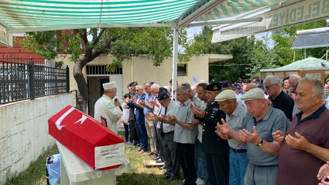 Kıbrıs Gazisi Hikmet Battal son yolculuğuna uğurlandı