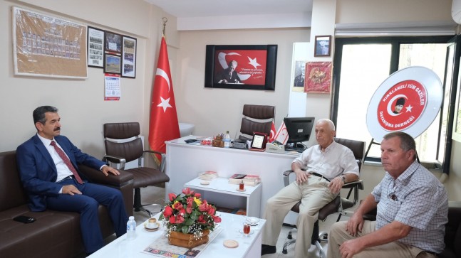 Vali Ekici’den Tüm Gaziler Derneğine ziyaret