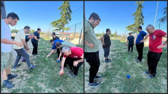 Koordinasyon için sportif faaliyetlere devam ediliyor
