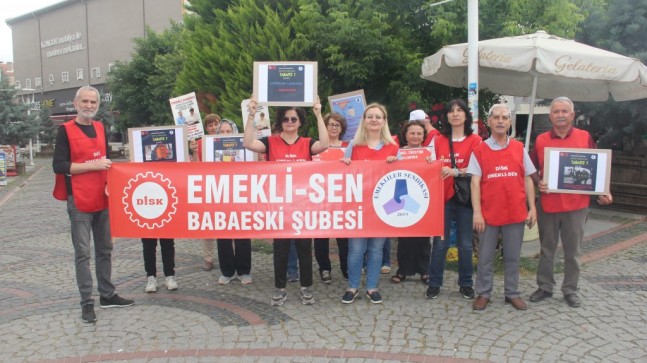 Emekli Hakları ve Akbelen ormanlarının kesimi için tepkilerini koyacaklar