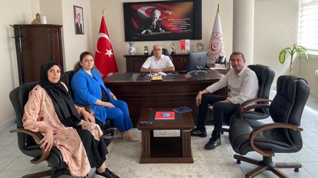 AK Parti İnsan Hakları Komisyonundan Müdür Uysal’a ziyaret