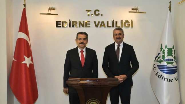 Vali Ekici’den Edirne’nin Yeni Valisine hayırlı olsun ziyareti  