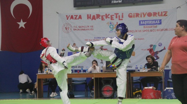 Babaeski’de 30 Ağustos Zafer Kupası Taekwondo Turnuvası düzenlendi