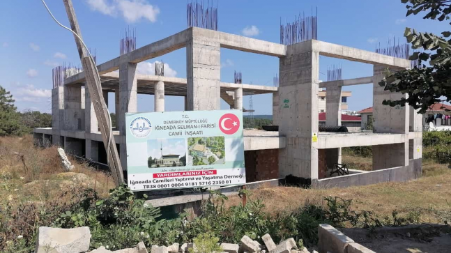 Selman-ı Farisî Camii İnşaatında incelemelerde bulunuldu